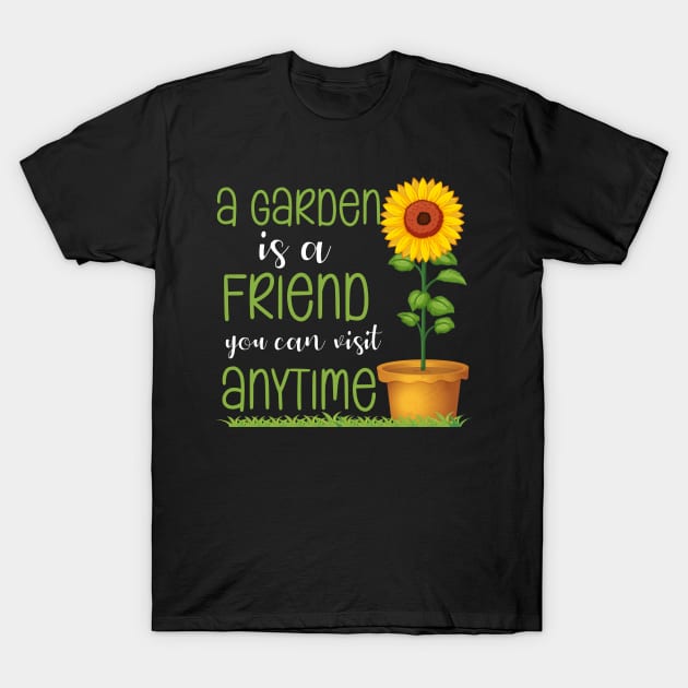 Funny Garden Saying Design T-Shirt by Realfashion